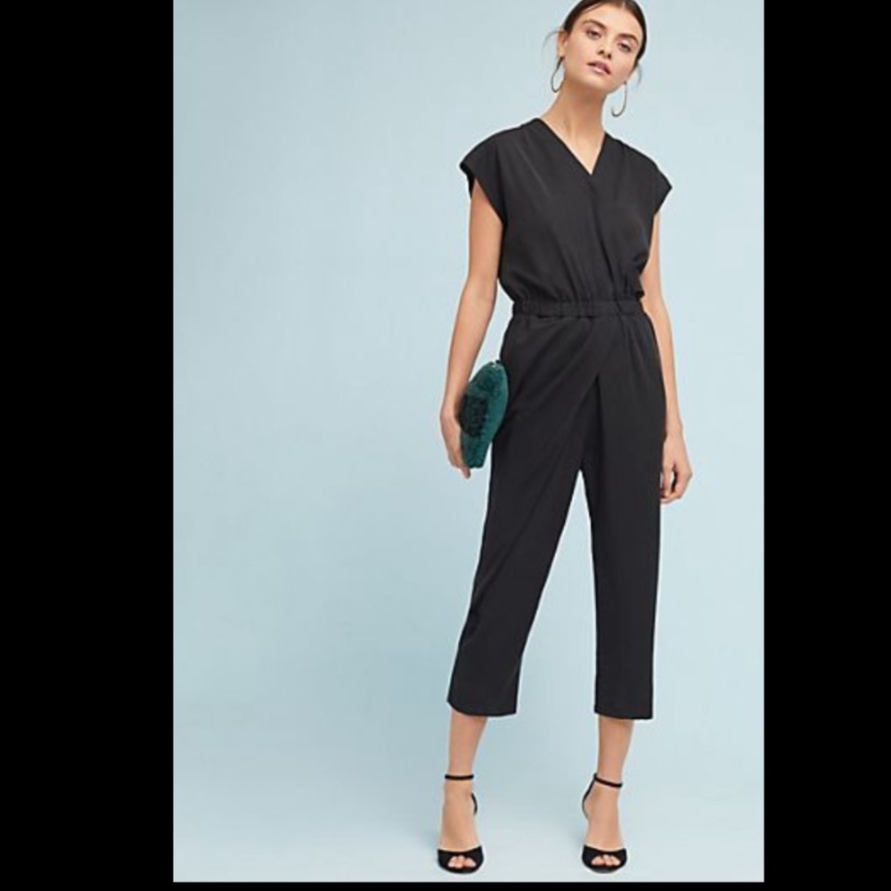 Anthropologie Amadi Crossfront Jumpsuit (Petite)